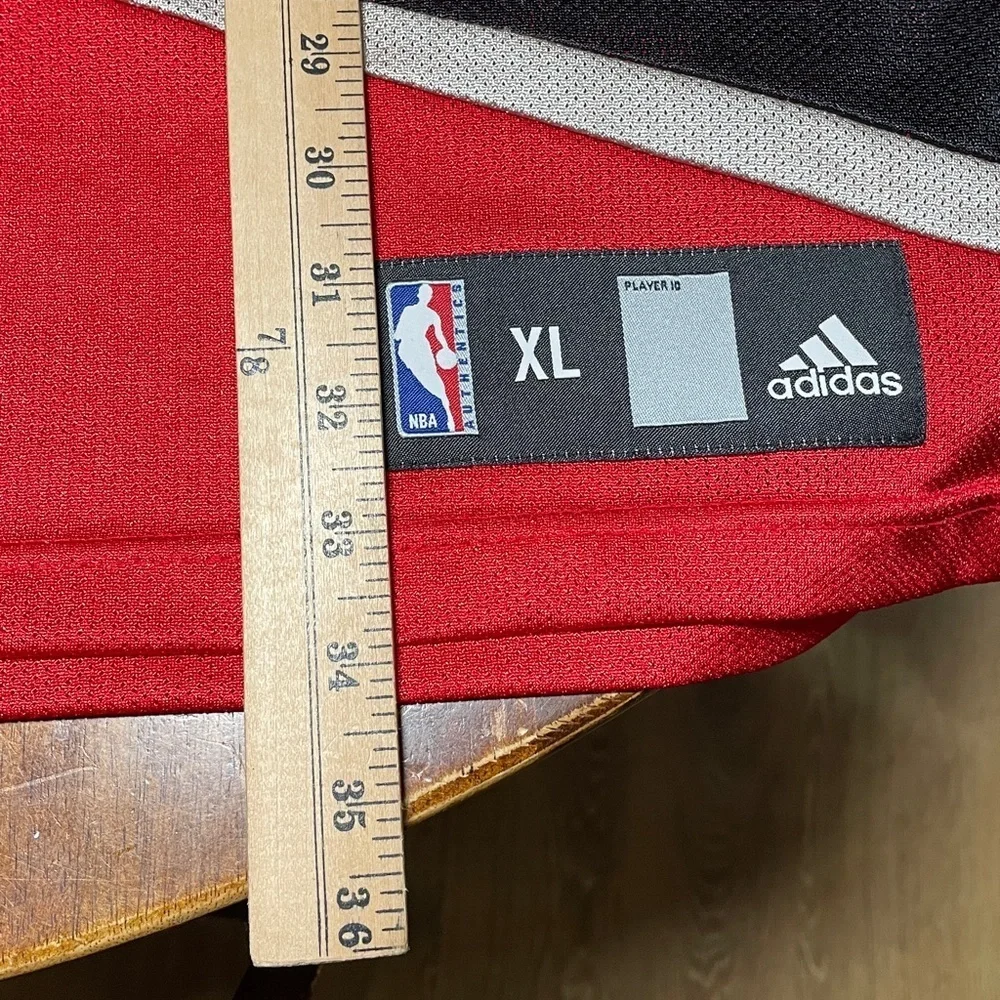 Adidas Portland Trailblazers Red and Black Jersey